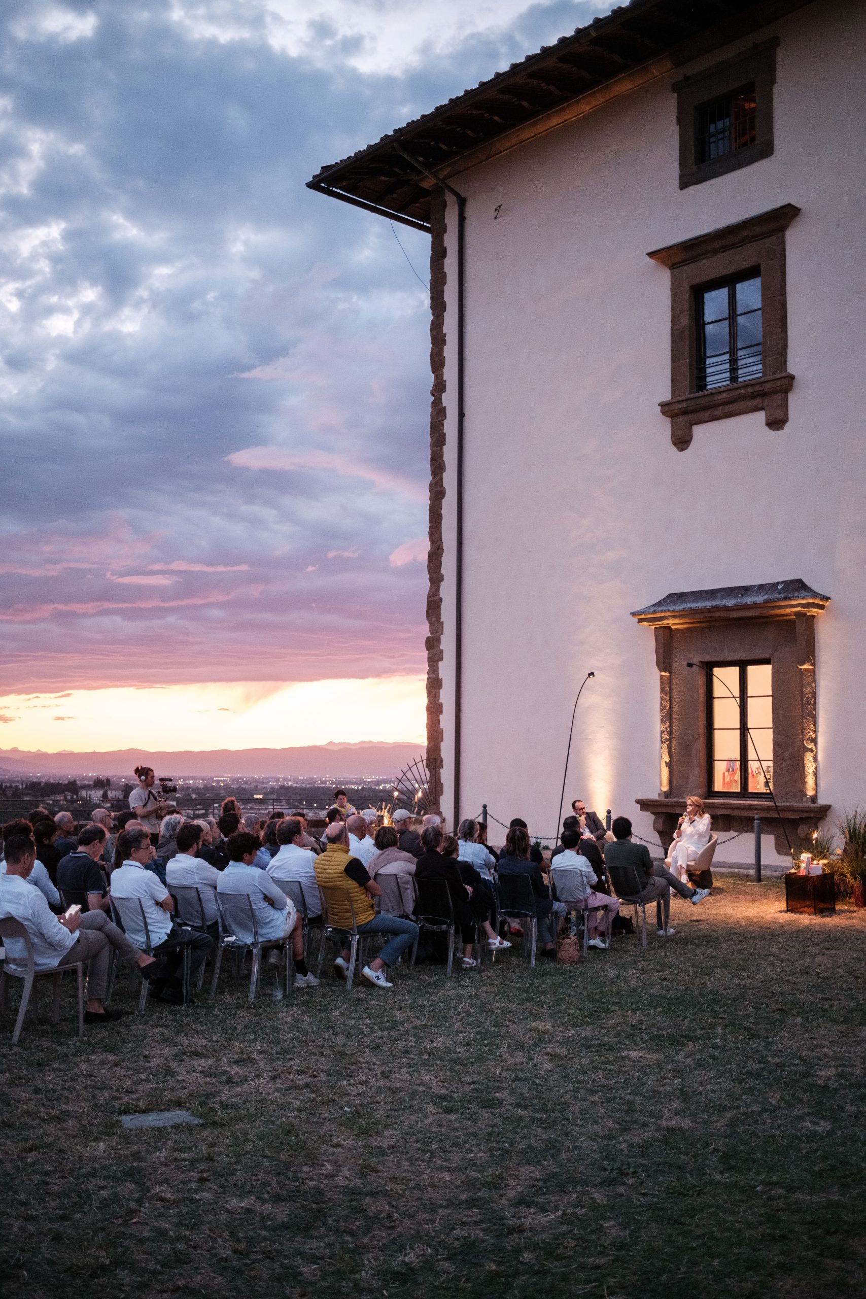 Monica Maggioni al Forte di Belvedere Firenze