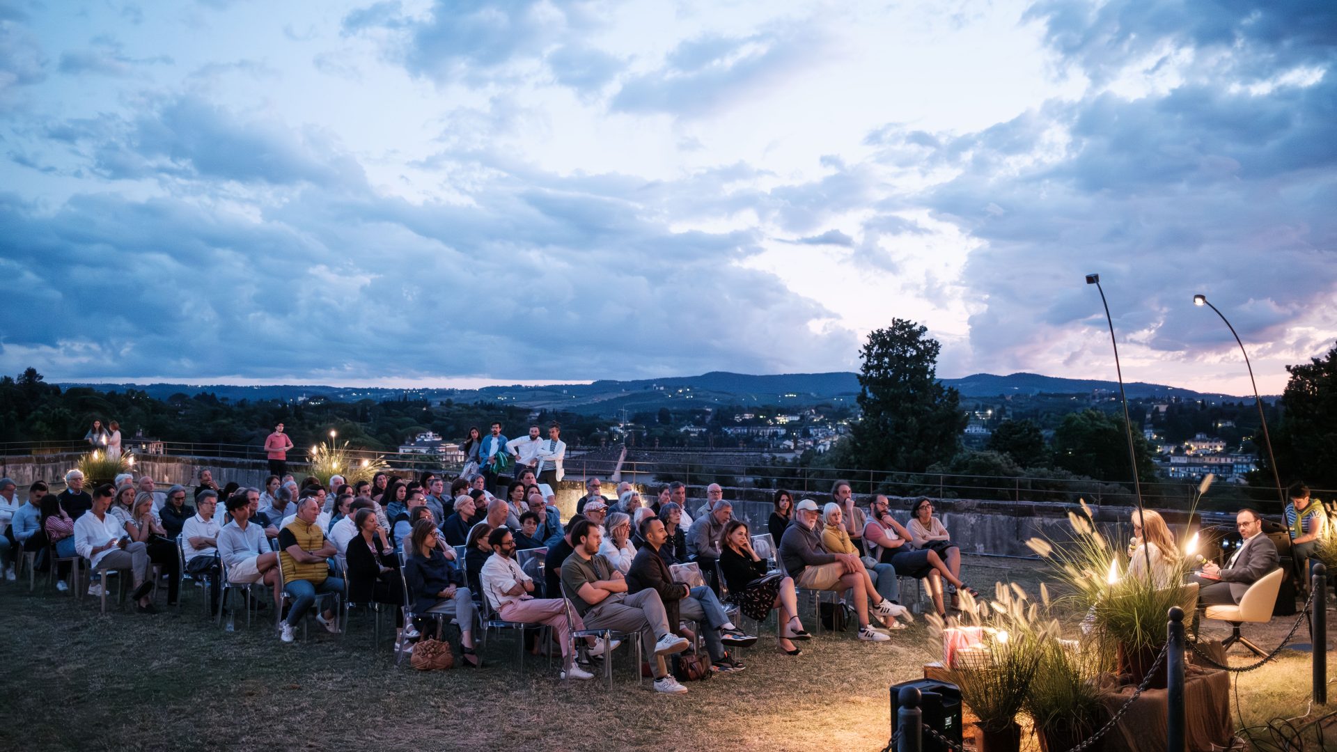 Monica Maggioni al Forte di Belvedere Firenze